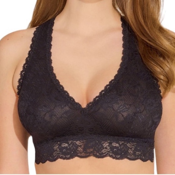 Cosabella Never Say Never Black Curvy Racie Racerback Bralette Petite - Picture 3 of 13